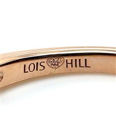 Lois Hill Diamond 14K Rose Gold Wedding Band Ring